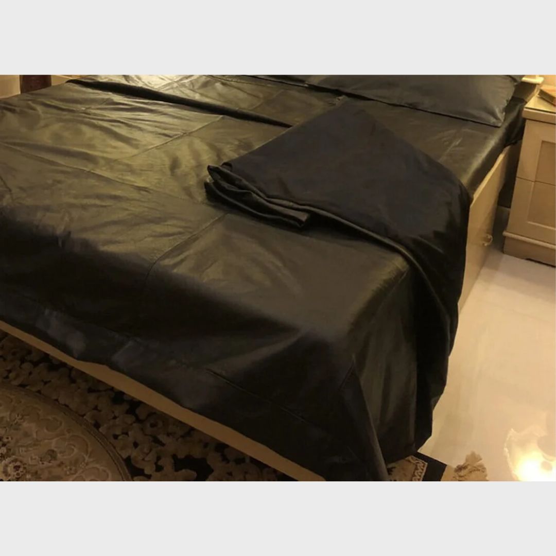 Buy Nappa leather bedding set online	