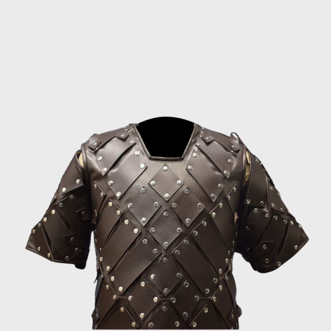 jon snow silver studs leather costume armor for halloween