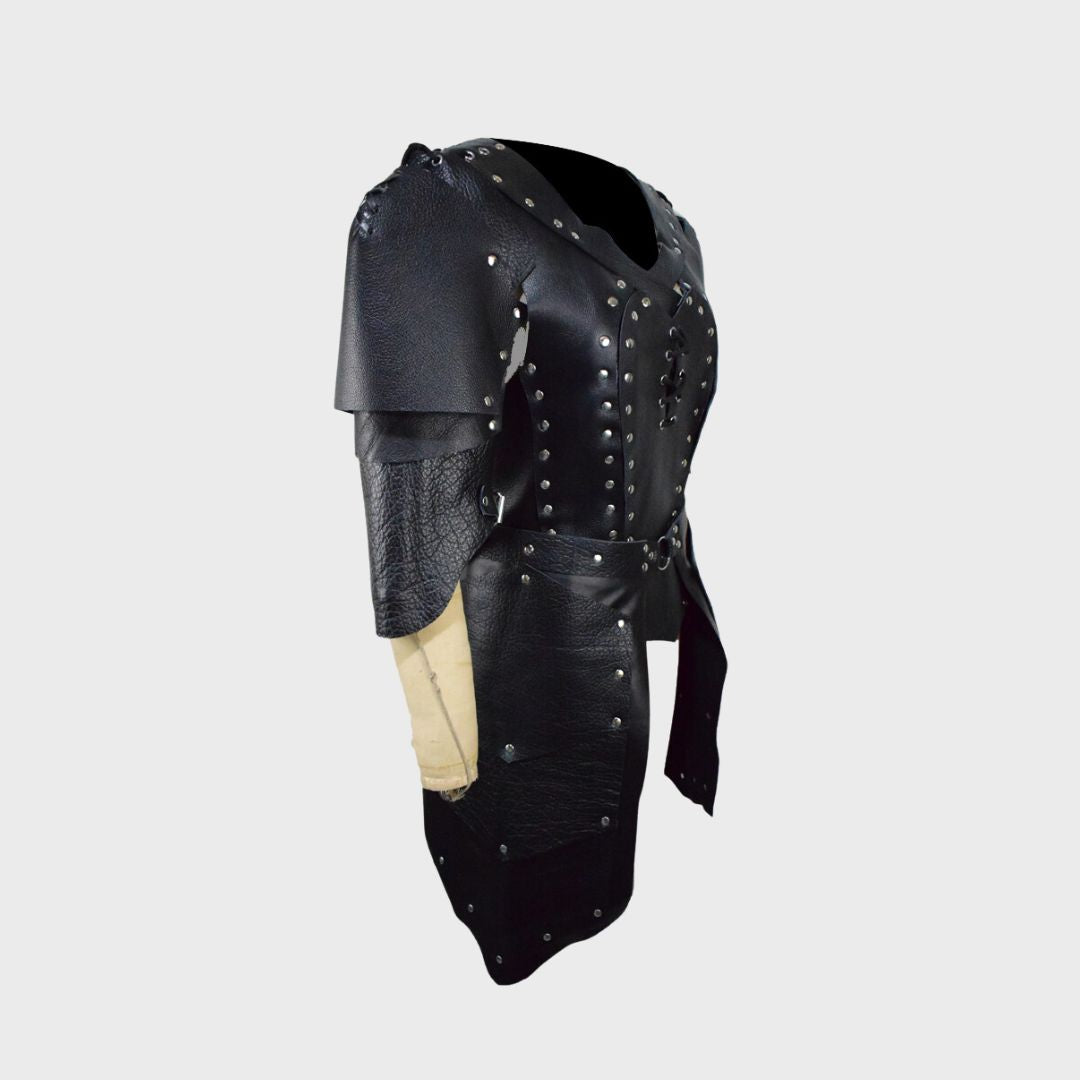 leather costume armor for men for roleplay fantasy