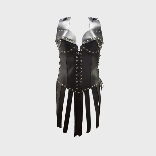 leather steampunk gothic corset 