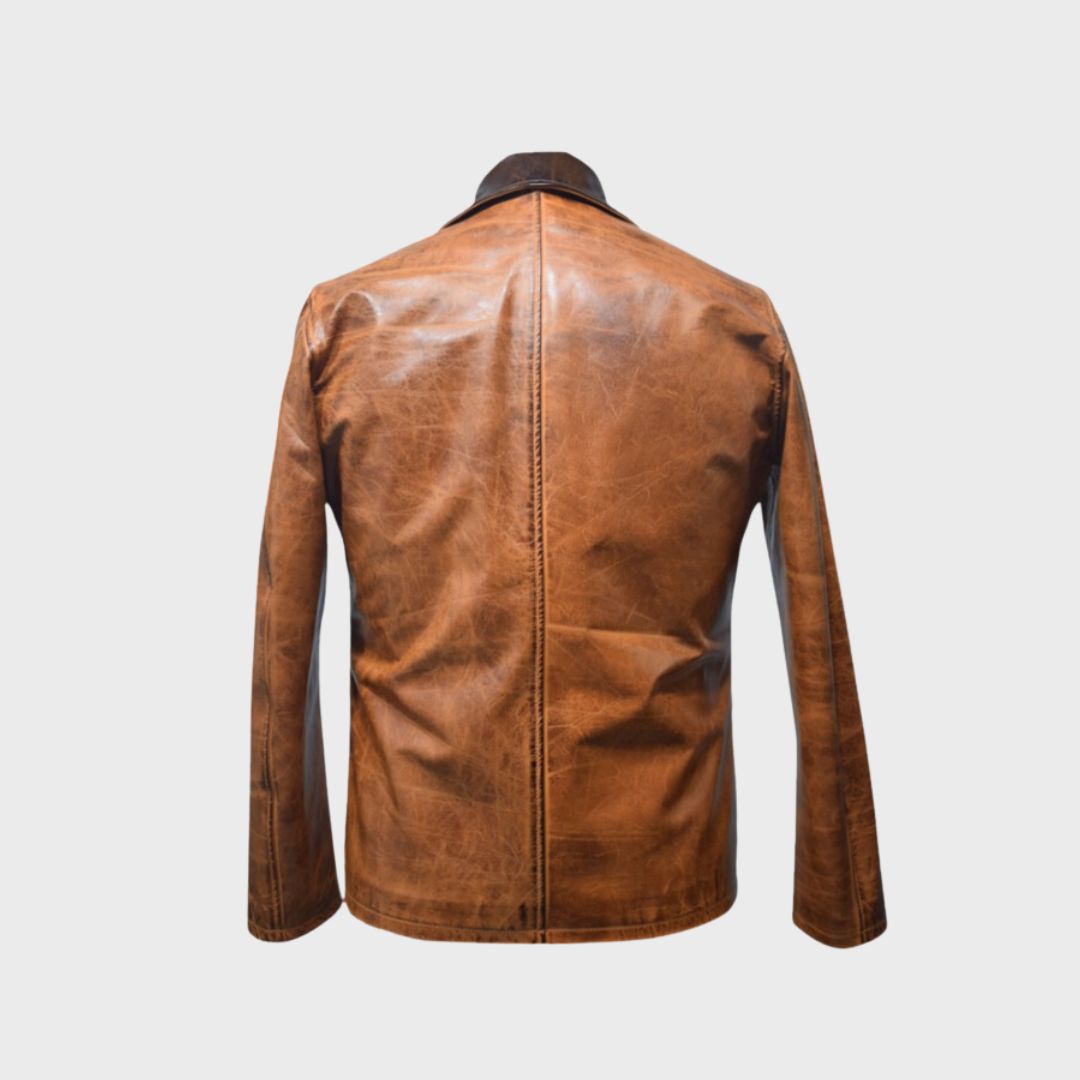 Arthur Brown Leather Coat