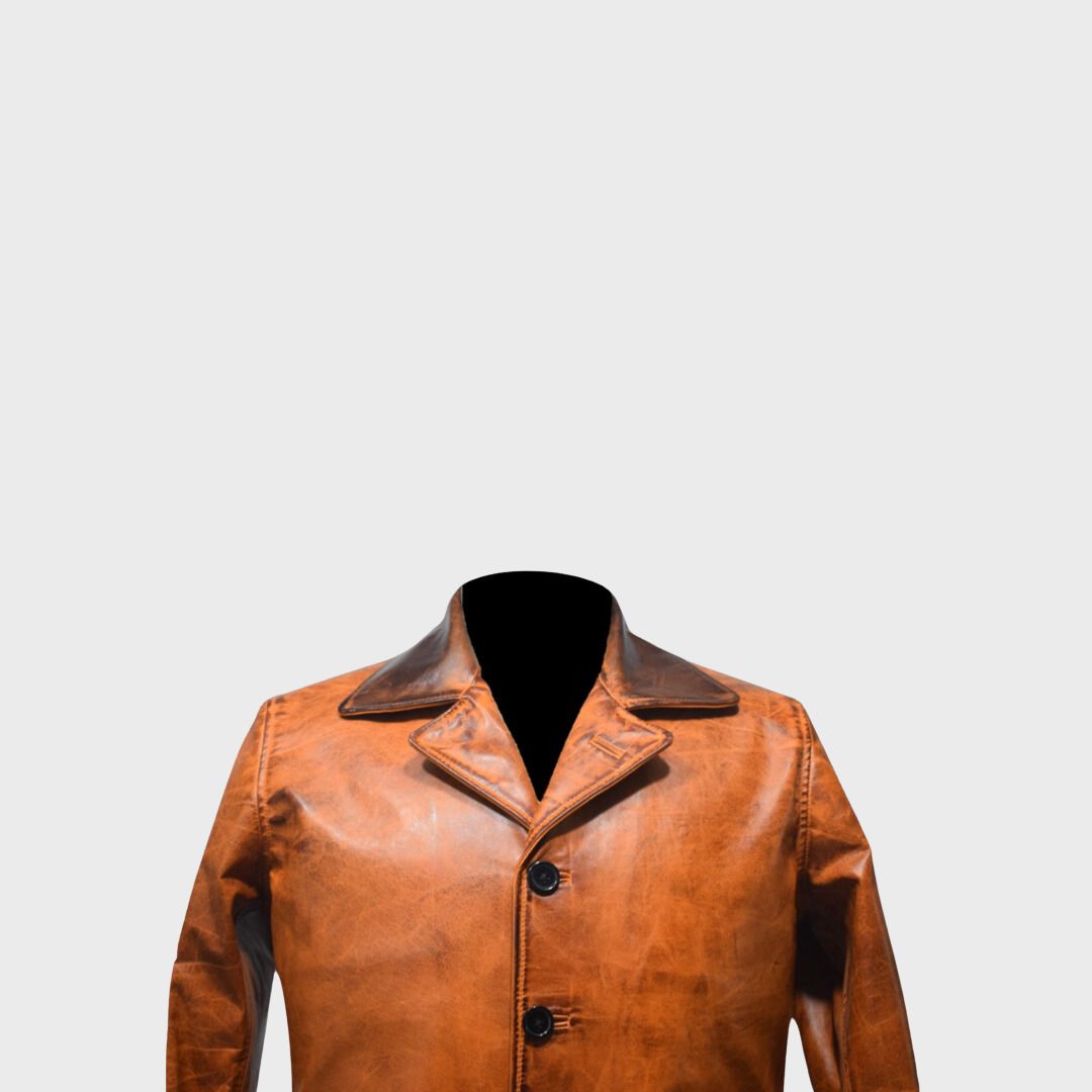 Arthur Brown Leather Coat