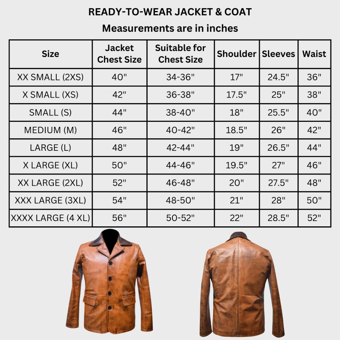 Arthur Brown Leather Coat