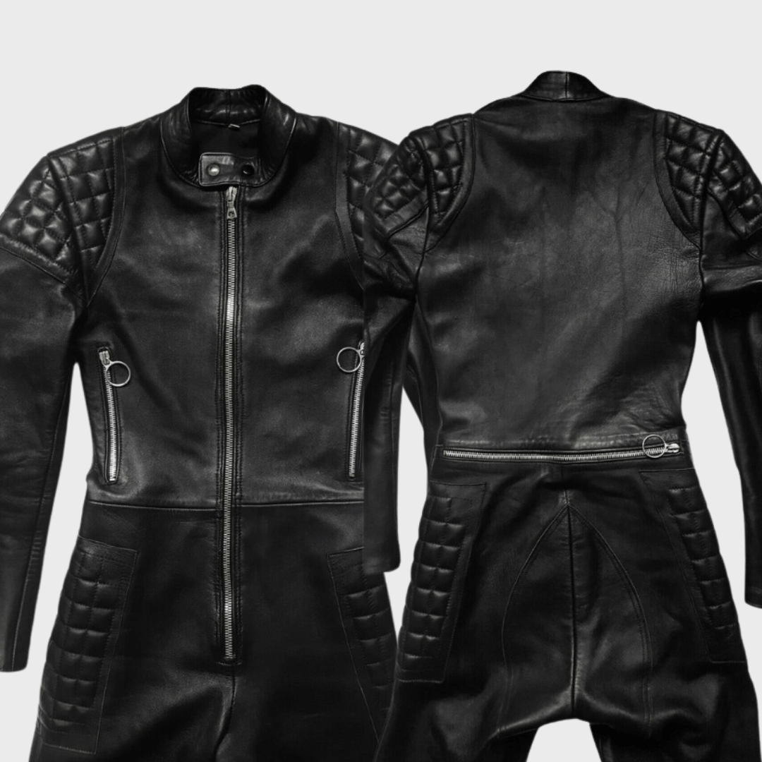 Stand out with personalized leather jumpsuits. Custom options for a unique style. Get yours today!