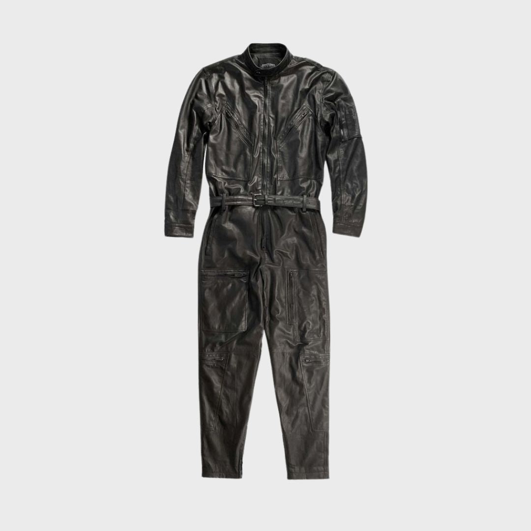 BUY JONNY COTA STUDIO LEATHER JUMPSUIT